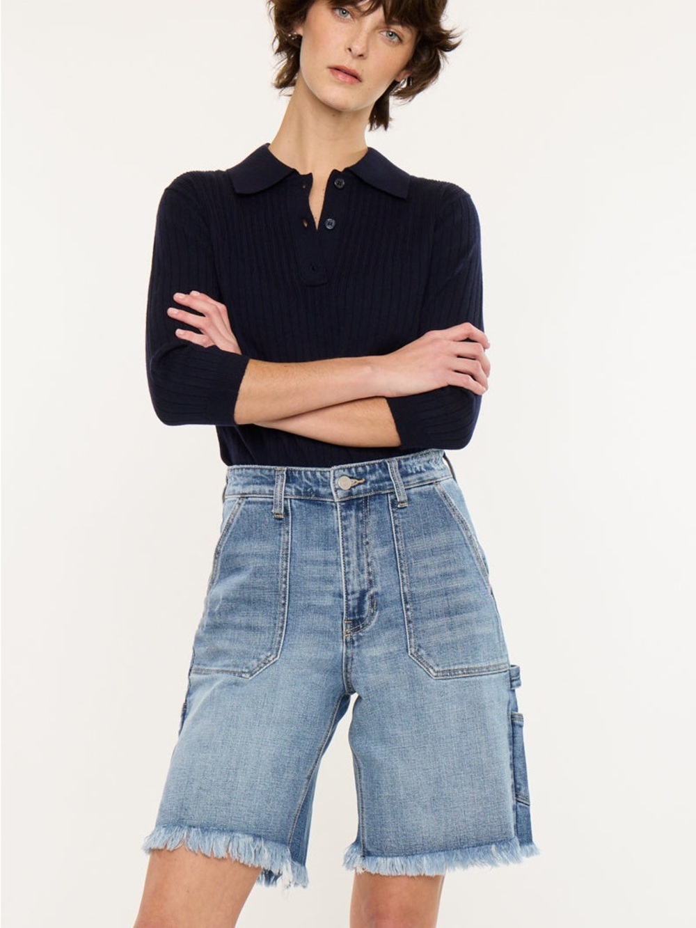 Florrie 90's Boyfriend Bermuda Shorts